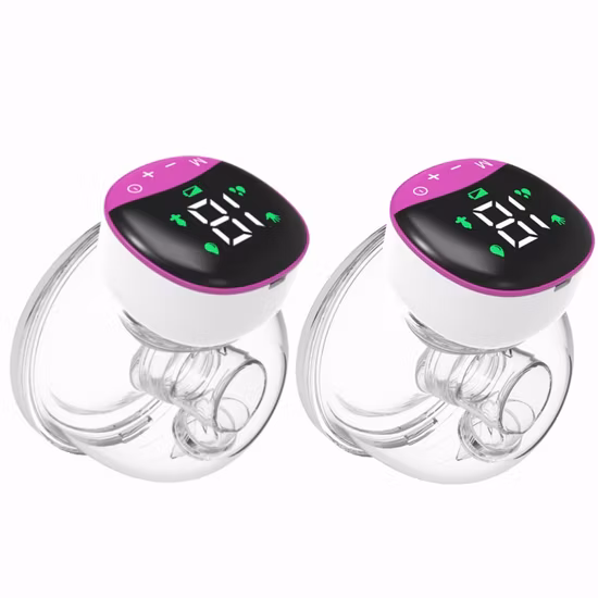 Двойной электрический молокоотсос с закрытой системой. Эффективное сцеживание молока с 12 уровнями сцеживания и ЖК-дисплеем.